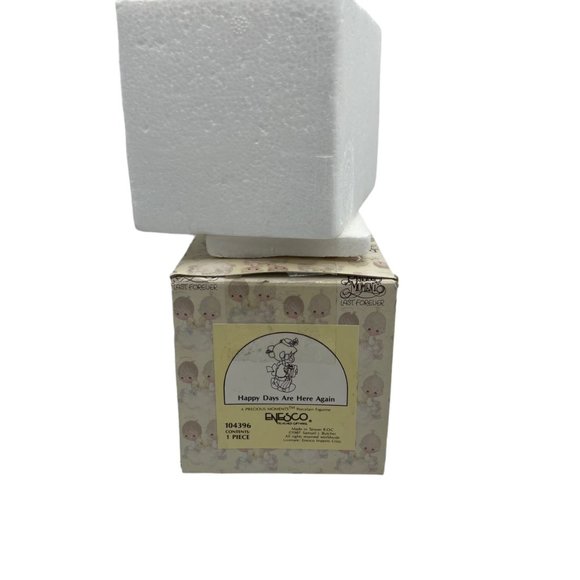 Enesco Precious Moments Happy Days Are Here Again School Figurine Collector 1987 - Picture 6 of 7